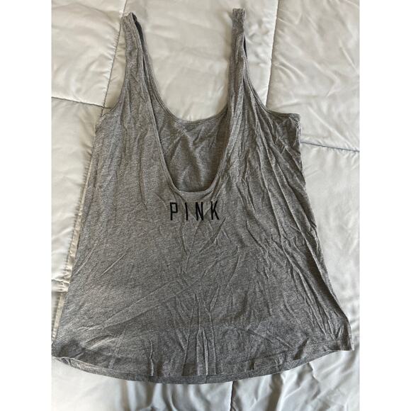 VS PINK Utah Utes red and gray tank top size S 60% cotton 40% polyester  - Picture 4 of 5